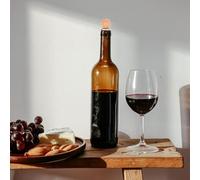 TOKIDNY 4 pièces Bouchon de Bouteille Lot de Bouchons de Vin Acier Inoxydable pour Sceller Bouteilles Huile Vinaigre et Vin Réutilisable