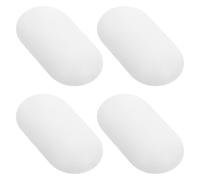 TOKIDNY 4 Pièces Joint de Rechange Fonction Antibruit et Prévention du Déplacement pour Siège de Toilette en Abs Blanc pour Maison et Hôtel