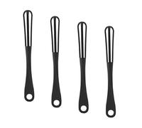 TOKIDNY 4 pièces Set de à Œufs Manuels PP Robuste Mini Mixeurs à Main pour Beurre et Œufs Mousseur Cuisine Compact Suspension Réutilisable