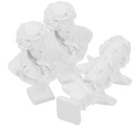 TOKIDNY 4 pièces Statue Buste Musicien Célèbre Résine Miniature de Décoration Créative pour Maison Bureau Étagère