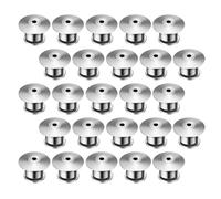 TOKIDNY 40 pièces Fermoirs Métal à Verrouillage pour Goupilles Attache Pins Dos de Goupille Sécurisé pour Broches Badges et Artisanat DIY