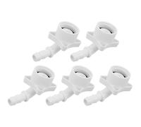 TOKIDNY 5 pièces Adaptateur de Tuyau en Acier pour Machine à Laver Portable Raccord Rapide Évier pour Tuyau d'Arrivée d'Eau Connecteur de Tuyau Flexible Facile à Utiliser et Transportable