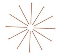 TOKIDNY 500 Pièces Ongles de soudage de réparation du corps kit de réparation de pare-chocs de pare-chocs de voiture kit de débosselage Fer cuivré Or rose
