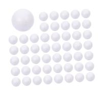 TOKIDNY 50pcs Boules En Polystyrène Solides 2cm Décoration De Mariage Et Artisanat Sphères Blanches Pour DIY Idéal Pour Projets Créatifs Et Écoles
