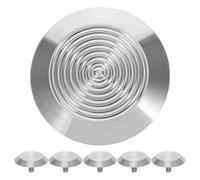 TOKIDNY 6 pièces Clous Aveugles Acier Inoxydable Clous Tactiles Robustes pour Sécurité Piétons et Accessibilité Visuelle Installation Facile sur Routes et Aéroports