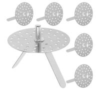 TOKIDNY 6 pièces Filtre Inox Entonnoir Acier Inoxydable Détachable pour Cuisine Crépine Fine Compatible avec Plusieurs Entonnoirs Accessoire de Filtration