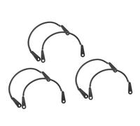 TOKIDNY 6 pièces Lot de Supports Plastique pour Filets de Poche de Table de Billard Accessoires de Remplacement pour Poches de Billard Fixation Facile et Familial et Professionnel