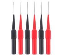 TOKIDNY 6 pièces Multimeter Test Lead Extension With Stainless Steel Piercing Needles For Car Electrical Diagnostics And Back-probing Connectors