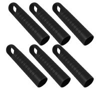 TOKIDNY 6 pièces Set de Embouts Poignée Balai Manche Télescopique Noir Manchon Grip Confortable Antidérapant pour Balais et Mops Poignée Ergonomique pour Nettoyage et Rapide