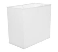 TOKIDNY Abat-Jour Rectangulaire en Tissu pour Lampe de Table Suspendre, Format Petit, Adapté aux Lampes Rustiques Pièces à Vivre