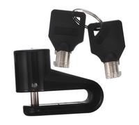 TOKIDNY Antivol de Disque de Frein Moto en Acier Allié Portable, Bloque Roue pour VTT et Scooters, Compact Clés de Sécurité, Installation sans Outil, Adapté aux Déplacements Urbains