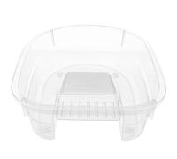 TOKIDNY Bassin de Lavage avec Planche Intégrée PP Résistant et Portable pour Linge pour Lavage Main Usage Domestique et Dortoirs Transparent