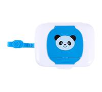 TOKIDNY Boîte de Mouchoirs Humides Léger Portable en Plastique Pp Bleu, Accessoire Pratique Pouvant être Suspendu pour Bébé Paquet à Couches pour Voyage