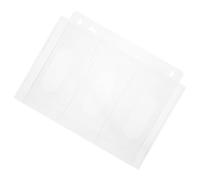 TOKIDNY Boîte de Rangement Acrylique Transparente 3 Compartiments pour Moufles et Masques, Construction Robuste, Montage Mural, pour Professionnels et Chercheurs