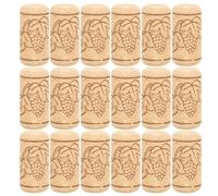 TOKIDNY Bouchons de Vin en Liège Naturel 50 Pièces Cylindriques 21 X 4 CM Bouchons de Bouteilles de Vin pour Scellage Étanche Accessoires pour Bar et Maison