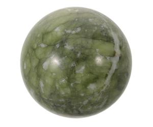 TOKIDNY Boule de Cristal pour Décoration Feng Shui, Sphère en Jade Poli, Ornement Décoratif, Harmonie et Énergie Apaisante, pour Contemplation et Bureau