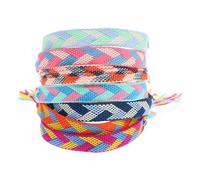 TOKIDNY Bracelet D’amitié Tressé 7 Pièces en Coton Noué Style Hippie