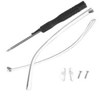 TOKIDNY Branches de Lunettes de Rechange 1 Paire en Acrylique Stylées, Design Épuré pour Réparation et Remplacement des Bras de Lunettes