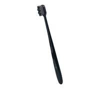 TOKIDNY Brosses à Dents Souples Micro-Nano Noires Manche Noir Outil de Soins Buccaux pour Nettoyage Buccal Après Repas et Entretiens