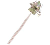 TOKIDNY Brûleur de Lampe à Pétrole en Métal Doré Accessoire de Rechange avec Mèche Réglable Kit de Pièces pour Lampe à Huile Ancienne Vintage Facile à Installer Solide Réparation et