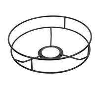 TOKIDNY Cadre de Lampe Rond Noir DIY Robuste pour Abat-jour Suspendu Support Simple et Pratique pour Lampe Maison Projet Déco Personnalisé