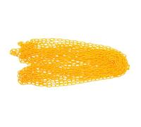 TOKIDNY Chaîne de Sécurité en Plastique Jaune 5 M Maillons 6 MM Chaîne de Barrière Résistante et Imperméable pour Contrôle des Foules Délimitation Chantier et Sécurité Routière