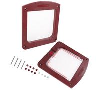 TOKIDNY Chatière Bidirectionnelle Robuste pour Chiens et Chats Porte Animaux Sécurisée Installation Facile pour Liberté Entrée et Sortie