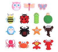 TOKIDNY Clip de Câble USB en Silicone Léger pour Protection et Organisation, 15 Pièces en Formes D'insectes, pour Voyage et École, Protège Câbles et Casques
