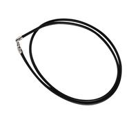 TOKIDNY Cordons Pendentifs Cirés Noirs avec Fermoir pour Collier et Bracelet DIY Unisexes Surface Lisse et Texture Confortable