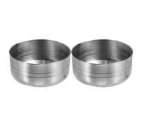 TOKIDNY Couvercles de Rechange en Acier Inoxydable pour Shaker à Cocktail 550 Ml Lot de 2 Pièces Anti-Éclaboussures Compatibles Tasses et Verres à Jus Accessoires Bar et Préparation