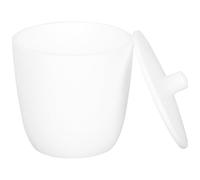 TOKIDNY Creuset de Laboratoire en Ptfe avec Couvercle 100ml Résistant à L'usure Haute Conductivité Thermique pour Fusion des Métaux en Expérimentation
