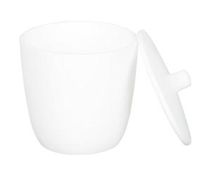 TOKIDNY Creuset de Laboratoire en Ptfe avec Couvercle 100ml Résistant à L'usure Haute Conductivité Thermique pour Fusion des Métaux en Expérimentation