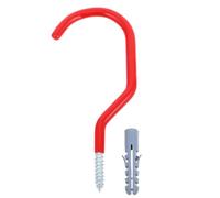 TOKIDNY Crochet Mural Robuste pour Vélo Au avec Revêtement Support de Rangement Polyvalent pour Garage Outils et Échelle Suspension Murale et Plafond pour Espaces Organisés