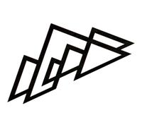 TOKIDNY Décoration Murale en Bois Creux Représentant une Montagne Panneau Mural Abstrait en Bois Foncé Taille Moyenne Suspendu pour Salon Bureau ou Jardin Art Mural Contemporain et