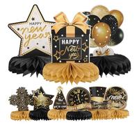 TOKIDNY Décorations en Nid d'abeille pour Fête du Nouvel an Boule en Papier Craft de Taille Lot 1 Ensemble pour Décoration Festive Printemps et Accessoires Photo Ambiance