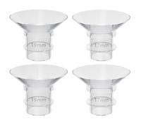 TOKIDNY D'inserts de Bride en Silicone Résistants et Faciles à Saisir 4 Pièces Accessoires pour Allaitement Taille 17mm et 19mm pour Pompe Mammaire Portable