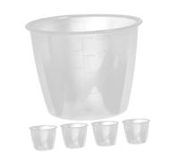 TOKIDNY Ensemble De 5 Tasses À Mesurer Pour Cuiseur À Riz En Plastique 160 Ml Avec Échelle Précise Outil De Cuisine Pour Soupe À La Farine De Riz