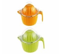TOKIDNY Extracteur de Jus Manuel Facile à Utiliser Orange Couleur Aléatoire Presse-fruits Portable en Plastique pour Fruits, pour Camping et Voyage