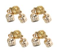 TOKIDNY Fermoirs Magnétiques Sécurisent la Perte en Métal Doré 4 Pièces Faciles à Utiliser pour Bijoux et Écharpes Vie Quotidienne