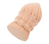 TOKIDNY Finial Bois Décoratif à Motif Ananas Chapeau de Poteau Escalier Bois Massif Non Peint Ornement Européen pour Balustrades Cadres de Lit et Meubles Support Robuste et Style Victorien