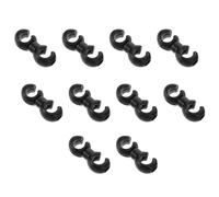 TOKIDNY Fixation Clips en S pour Câble de Vélo, Lot de 10, Accessoires pour Gestion de Câbles de Frein et Dérailleur, Compatibles Vélos de Route et Vtt