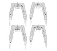 TOKIDNY Fourchettes en Acier Inoxydable pour Rôtissoire à Brochettes de Friteuse à Air - Lot de 4 Pièces Accessoires de Rechange pour Cuisson Uniforme de Poulet Viande et Barbecue en