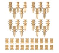 TOKIDNY Goupilles D'alignement Protection Anti-rouille en Alliage de Zinc Lot de 20 Couleur Or , Connecteurs Robustes pour Rallonge de Table Adaptés pour Tables à Dîner