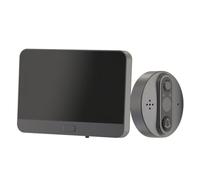 TOKIDNY Œil de Chat Électronique WiFi avec Détection de Mouvement, Sonnette Connectée en Métal 720p pour Surveillance à Distance et Interphone Visuel Sécurisé