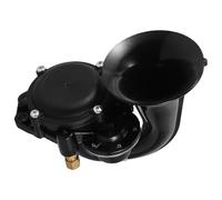 TOKIDNY Klaxon 12v 24v Électrique Puissant Contrôle Facile, Double Tonalité Haute et Basse en Plastique et Métal pour Camion et Véhicule Industriel pour Usage Extérieur