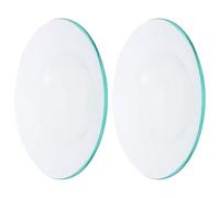 TOKIDNY Lot de 2 Bols Chauffe-Cire en Verre Transparent 12 CM pour Brûleur Parfumé et Lampe Aromathérapie Accessoires Diffuseur à Usage Maison Bureau Spa