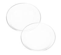 TOKIDNY Lot de 2 Coupelles en Verre Transparentes pour Chauffe-Cire Plateau Aromatique pour Huiles Essentielles et Cire Petit Plat Polyvalent Compatible Brûleur à Cire Accessoire