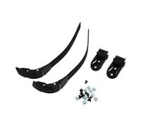 TOKIDNY Lot de 2 Set de Sangles d'Énergie Noires pour Patins à roulettes Ceintures Réglables Boucles et Vis de Fixation Accessoires de Remplacement Solide pour Patinage en Ligne et