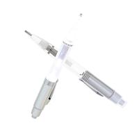 TOKIDNY Lot de 2 Stylos à Diamant Lumineux à LED Pointe de Forage Stylo de Peinture au Diamant Ergonomique en Plastique et Acier Inoxydable Outil de Bricolage Précis pour Loisirs