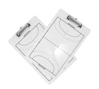 TOKIDNY Lot de 2 Tableaux Tactiques de Handball Effaçables Double Face en PVC Léger et Portable Tableau Marqueur D’Entraînement pour Coaching et Compétition de Handball Accessoire